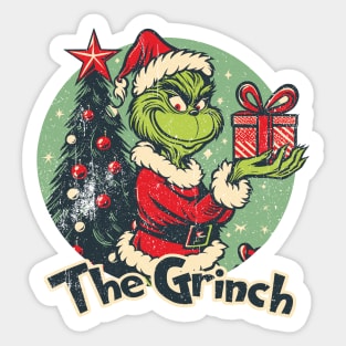 Print Design Christmas The Grinch Sticker